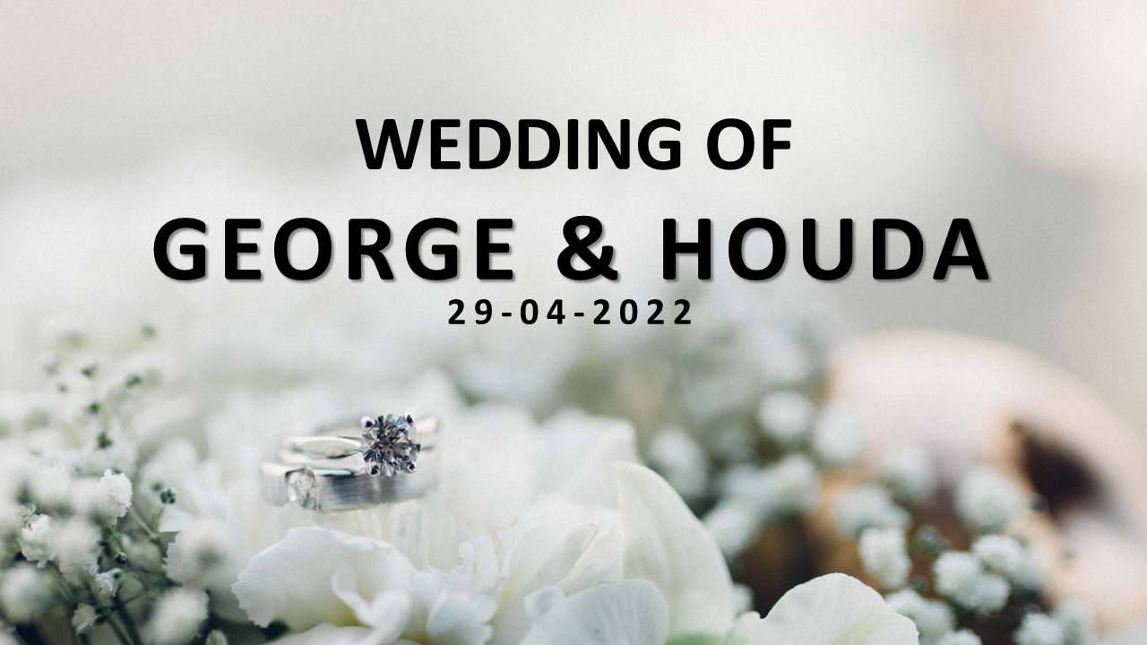 Wedding Of George & Houda