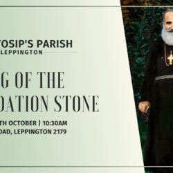 Laying Of The Foundation Stone Of Mar Yosip Parish