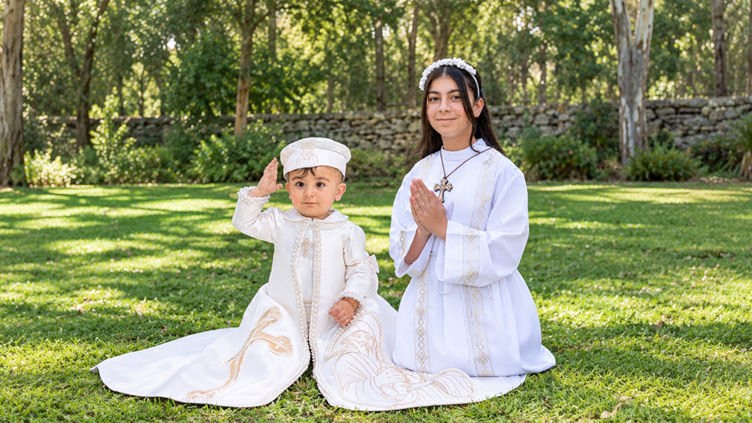 Holy Communion, Christening Of Stela & Charbel Shaoo